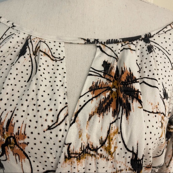 Free People Floral Bell Sleeve Top - Picture 4 of 7